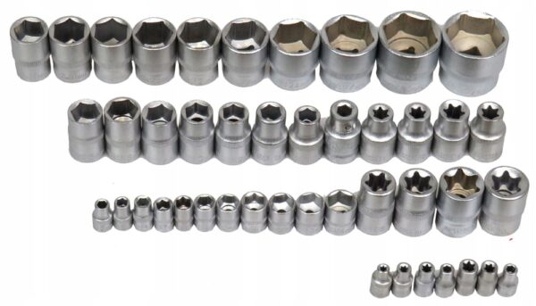 KLUCZE NASADOWE ZESTAW 108 TORX IMBUS GRZECHOTKA BT-6008 WALIZKA