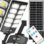 LAMPA SOLARNA ULICZNA 1200W CZUJNIKIEM RUCHU +PILOT