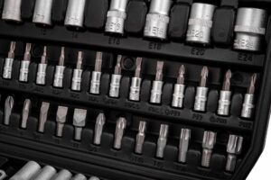 KLUCZE NASADOWE ZESTAW 108 TORX IMBUS GRZECHOTKA BT-6008 WALIZKA - obrazek 4