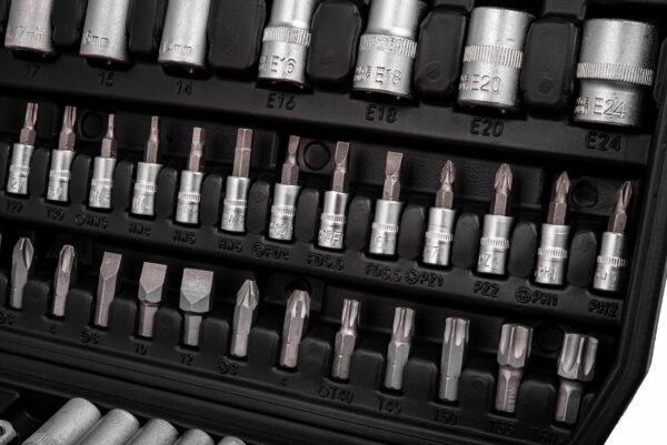 KLUCZE NASADOWE ZESTAW 108 TORX IMBUS GRZECHOTKA BT-6008 WALIZKA