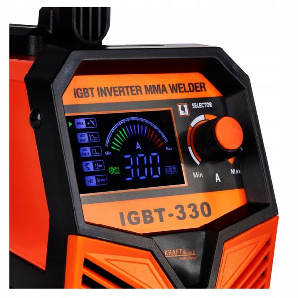 SPAWARKA INWERTOROWA INWERTEROWA MMA TIG LCD 330A IGBT HOT START ANTI STICK