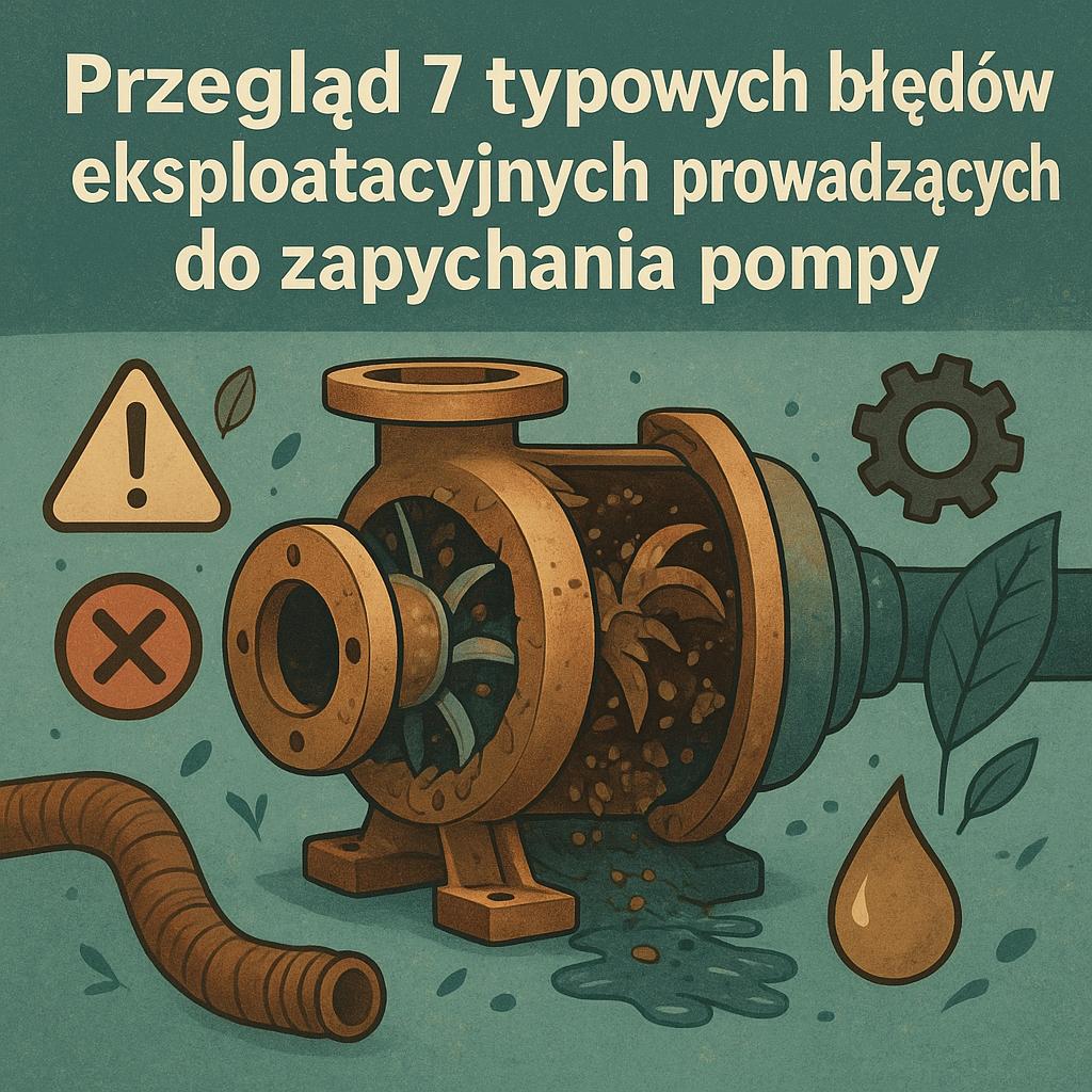 Przegląd 7 typowych błędów eksploatacyjnych prowadzących do zapychania pompy