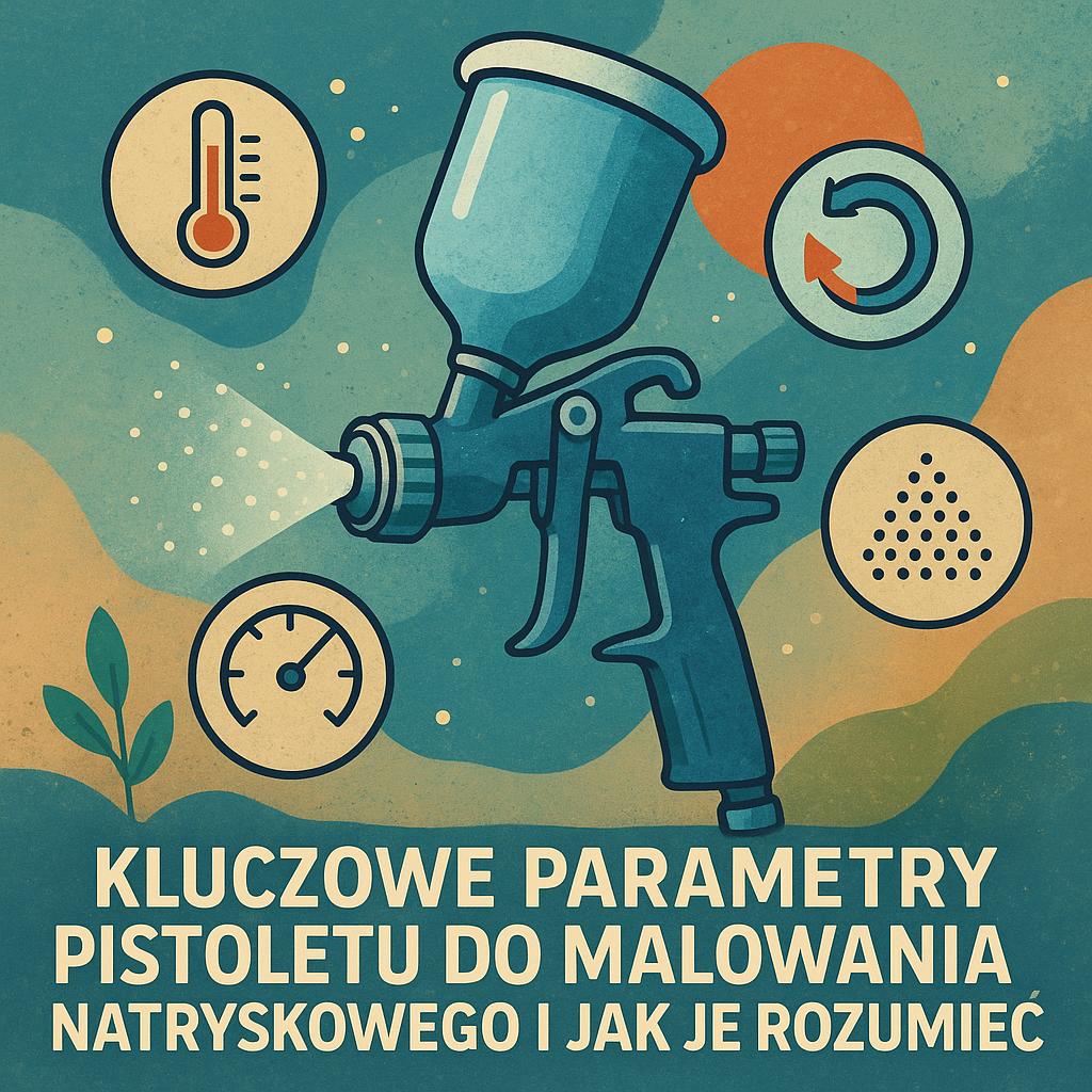Kluczowe parametry pistoletu do malowania natryskowego i jak je rozumieć