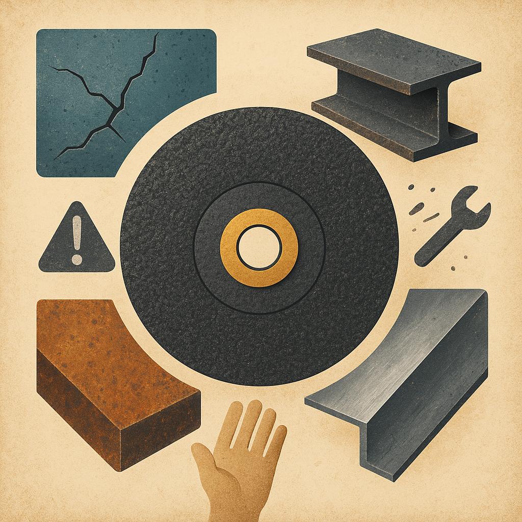 Dobór tarcz do cięcia różnych rodzajów metalu i najczęstsze błędy użytkowników