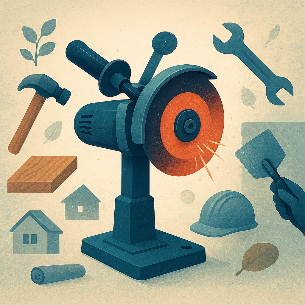 Zalety stosowania stojaka do szlifierki kątowej w warsztacie i przy domowych remontach