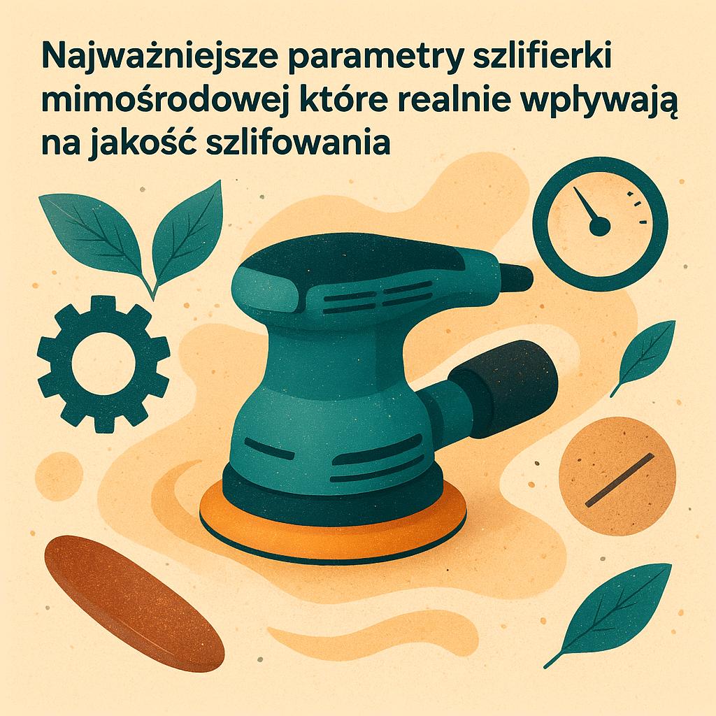 Najważniejsze parametry szlifierki mimośrodowej które realnie wpływają na jakość szlifowania