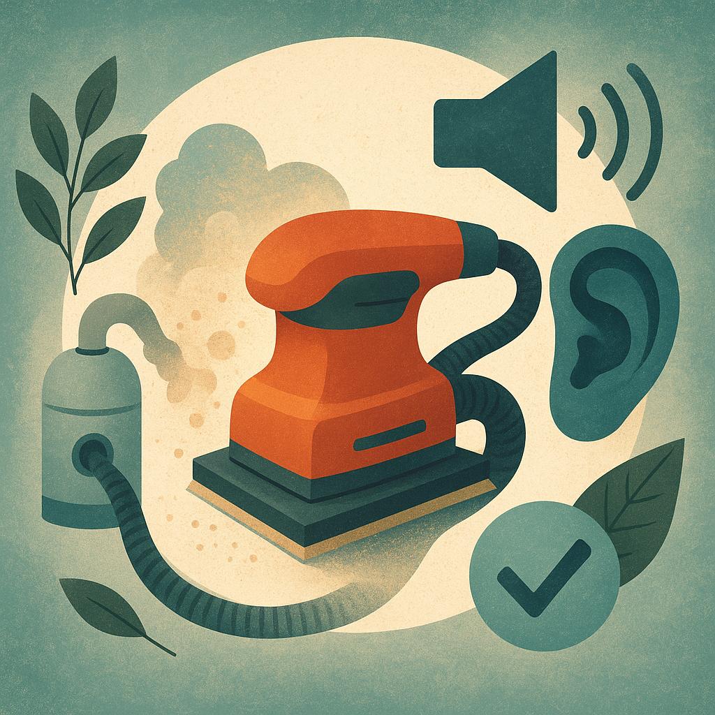 Ergonomia, odsysanie pyłu i poziom hałasu na co zwrócić uwagę przy wyborze szlifierki