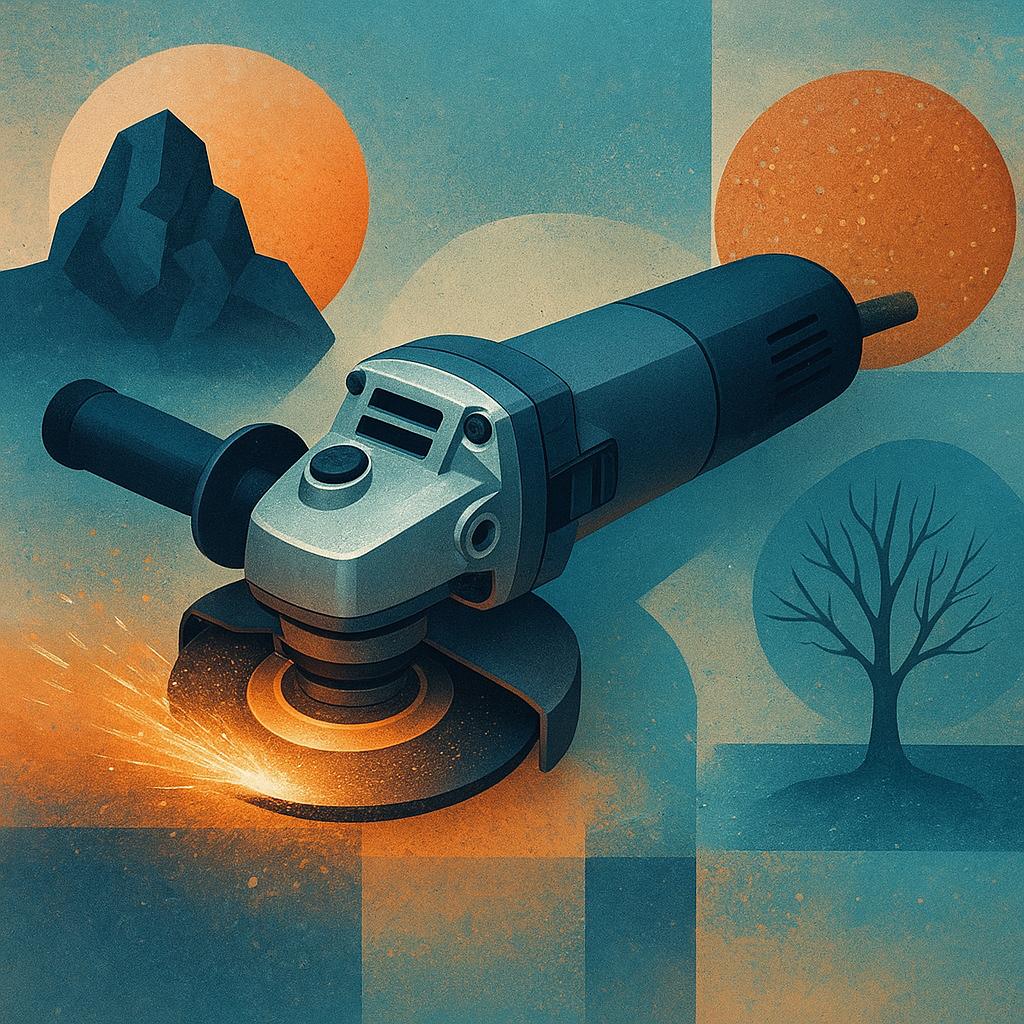 Profesjonalne zastosowania szlifierki kątowej 125 mm cięcie, szlifowanie, czyszczenie