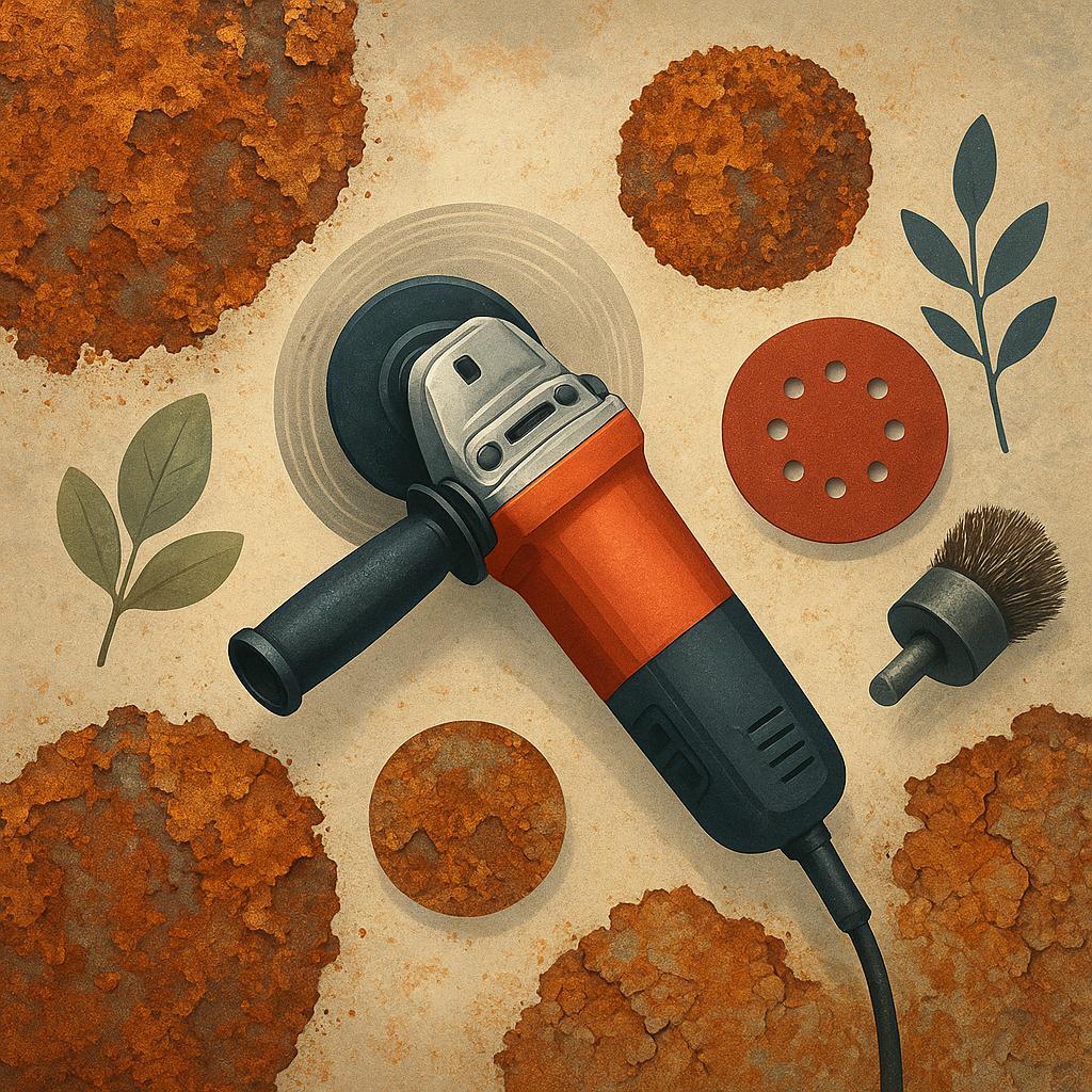 Dobór odpowiedniej szlifierki i osprzętu do usuwania rdzy z różnych powierzchni