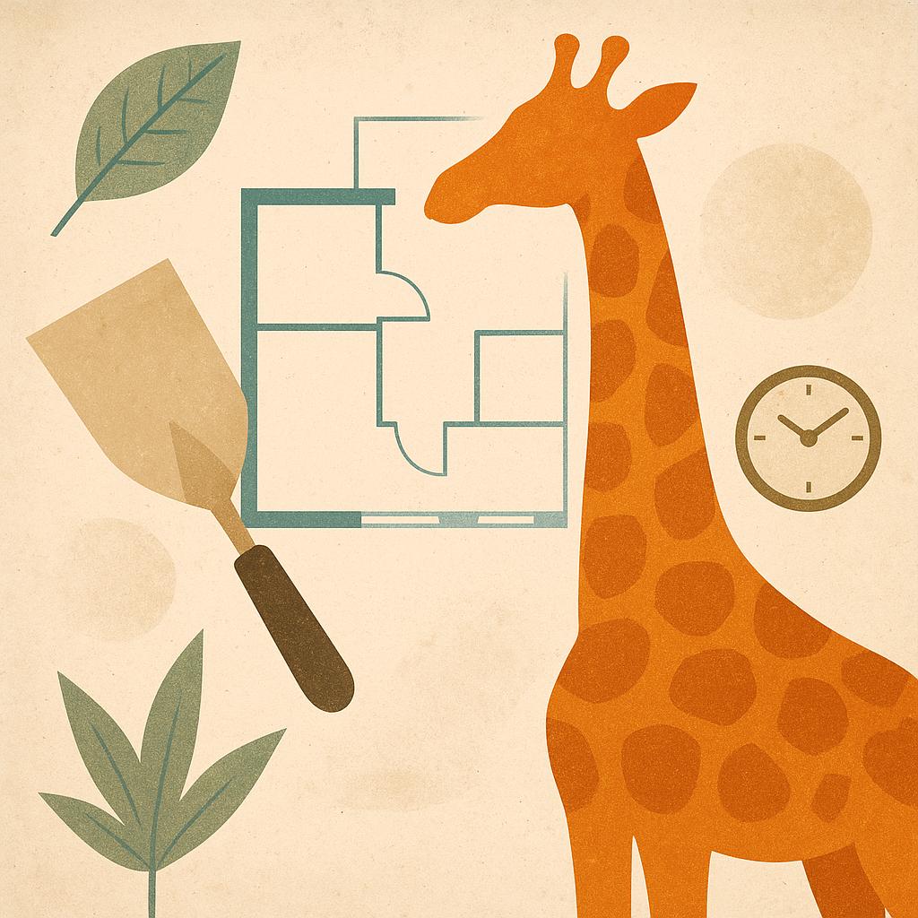 Dobór żyrafy do gipsu do wielkości pomieszczeń i częstotliwości użytkowania