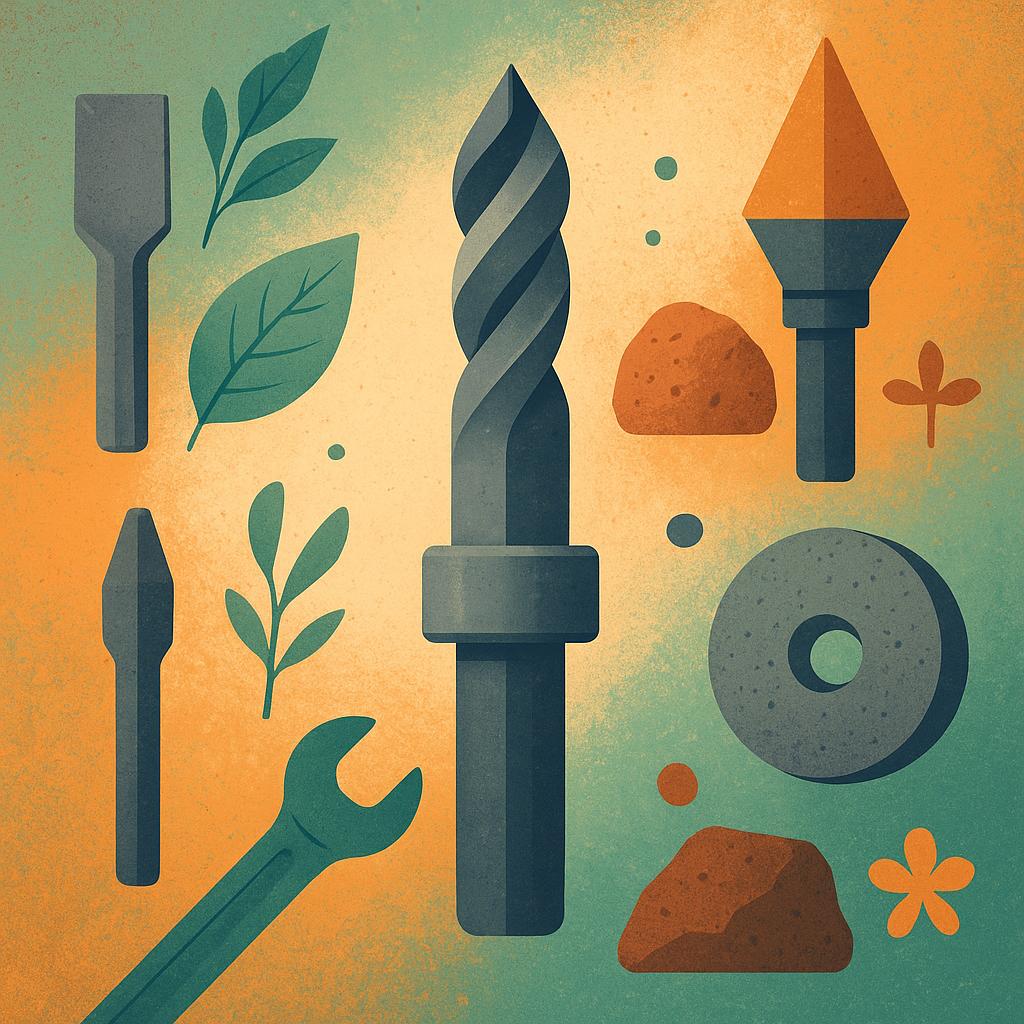 Rodzaje głowic i końcówek roboczych jak dobrać narzędzie do kształtu i materiału