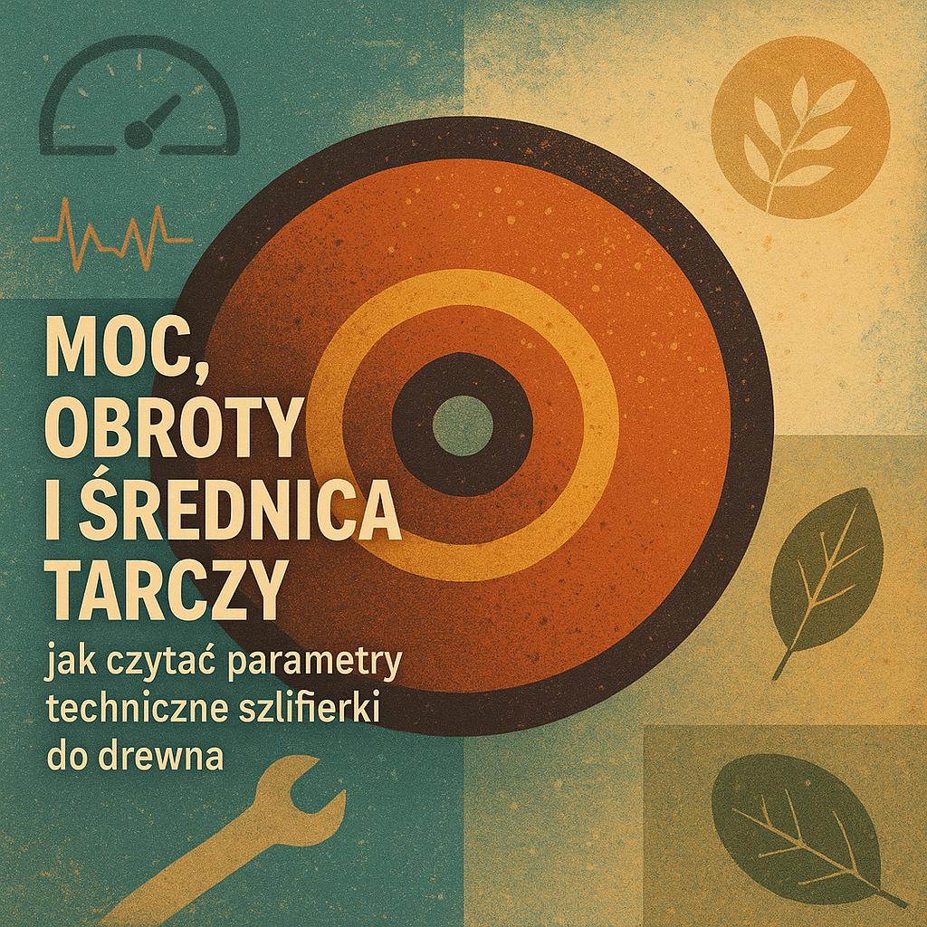 Moc, obroty i średnica tarczy jak czytać parametry techniczne szlifierki do drewna