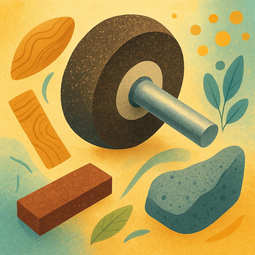 Jak dobrać materiał ściernicy i kształt trzpienia do rodzaju obrabianego materiału