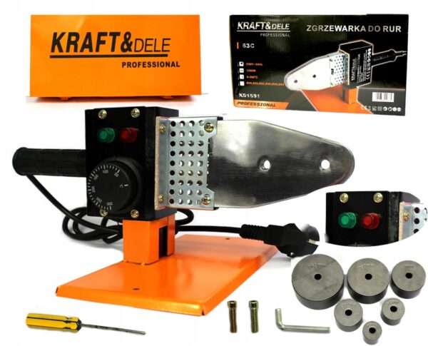 55bbd2d44cad8414bdc4f2c8ed62.jpg ZGRZEWARKA DO RUR PCV PP 1200W 6 MATRYCE 20-63mm - obrazek 1