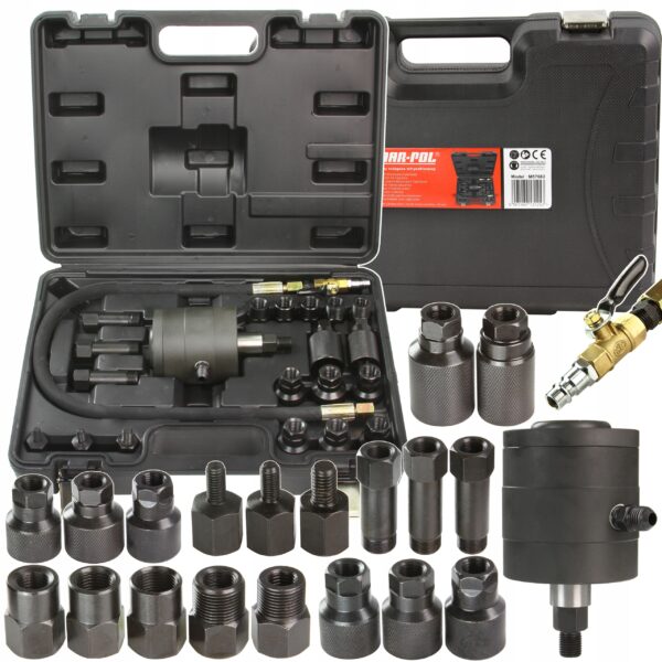 f994c61b47d18c9fec1e9b071f8e-1.jpg PNEUMATYCZNY WYCIĄGACZ ŚCIĄGACZ DO WTRYSKIWACZY + ADAPTERY - obrazek 1