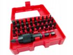 DUŻY ZESTAW BITÓW UDAROWYCH 1/4" HEX TORX PH PZ 25MM 32EL