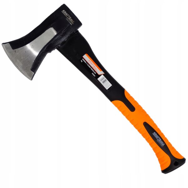 7fab3e5f4c8d90e817dfe4c93fac-4.jpg SIEKIERA ROZŁUPUJĄCA TRZONEK FIBERGLASS 38cm 1000g 380mm Z KLINEM TOPOREK - obrazek 1
