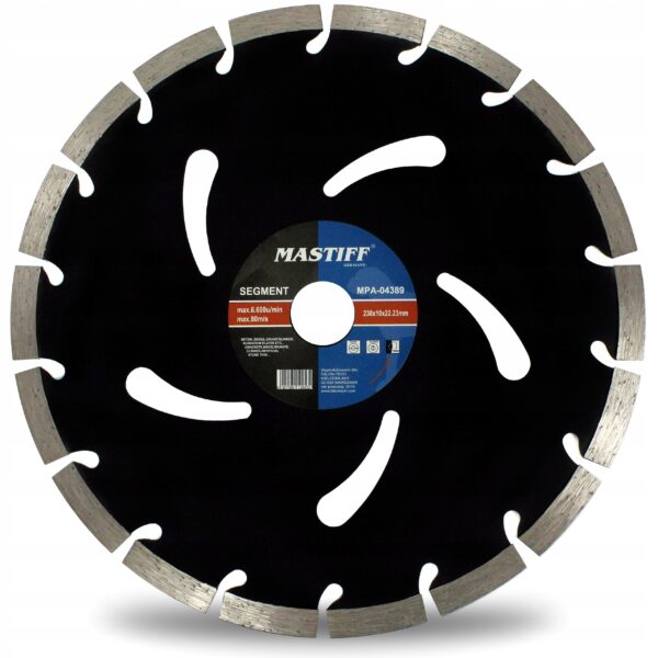 856fb9c648c49275962d0e566d81-4.jpg Tarcza diamentowa Mastiff MFDBSEGW230B 230x22,2mm - obrazek 1