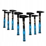 ZESTAW MŁOTKÓW ŚLUSARSKICH MŁOTEK MŁOTKI 8SZT 100 - 1500G FIBERGLASS