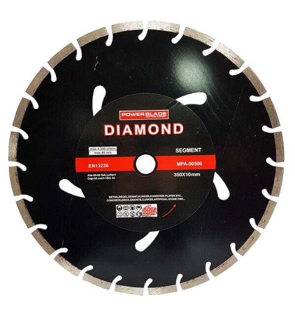 28992c3d489097a287b1f7a9f5f8-237.jpg Tarcza diamentowa PowerBlade 90506 do betonu 350mm segmentowa - obrazek 1